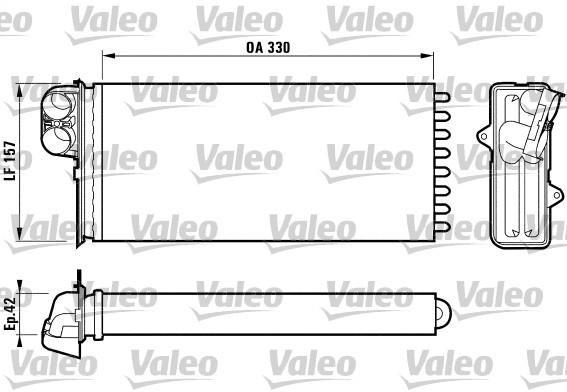 Valeo nagrzewnica 812170 812170