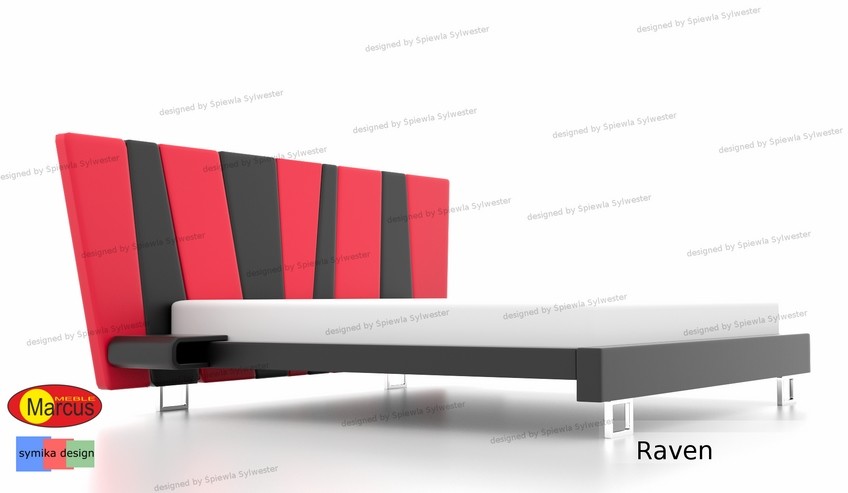 Marcus Raven 140x200 ŁÓŻKO METALOWE