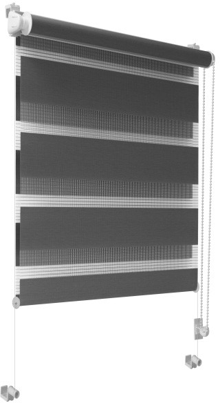 Roleta dzień/noc 68 x 215 cm szara