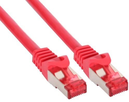 InLine 76430r S/FTP Patch cable ( MHz, PCW, miedź, 30 m) Czerwony 76430R