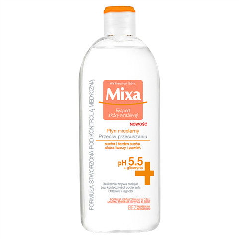 MIXA Płyn Miceralny przeciw przesuszaniu do skóry suchej i bardzo suchej 400ml