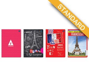 Inter-druk Zeszyty A5 60 kartek kratka Język Francuski ID112