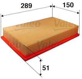 Valeo filtr powietrza panelowy 585185 - Bezpłatny zwrot do 30 dni, największy wybór produktów. 585185