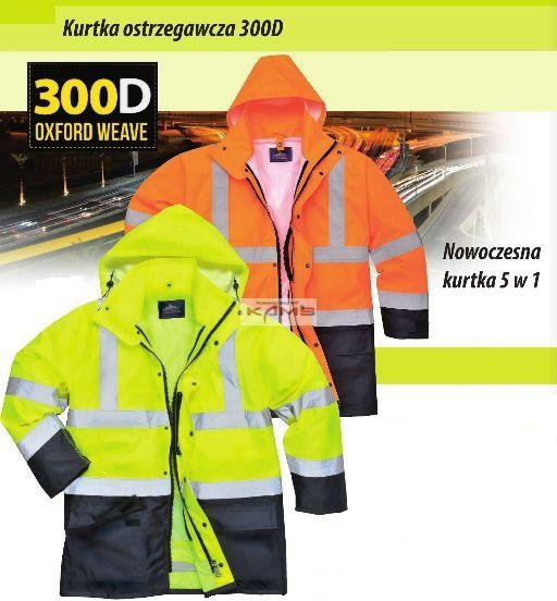 Portwest S768 nowoczesna kurtka ostrzegawcza 5w1, 2 kolory - S-3XL.
