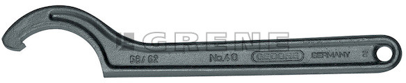 Gedore Klucz hakowy z noskiem 68-75 mm