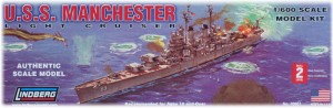 Lindberg Lekki krążownik USS Manchester 70861