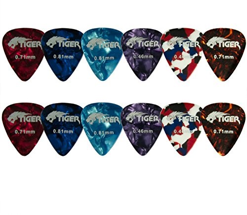 Tiger gac63  12 12 gitara plektren  celuloid GAC63-12