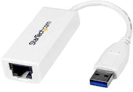 STARTECH.COM StarTech. com USB to Gigabit Ethernet RJ45 nic, biały USB31000SW