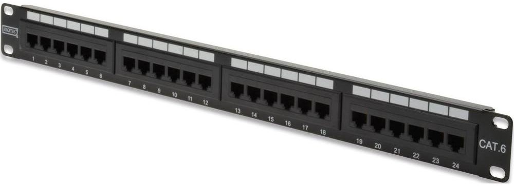 Digitus Professional Patchpanel 24 Porty CAT 6 Professional CAT 6 Klasse E Patch Panel 1 U