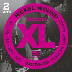 DAddario D´Addario EXL170-5 Electric Bass Guitar Strings EXL170-5TP