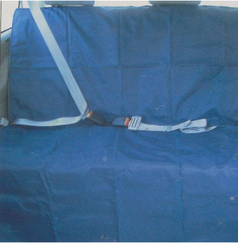 Pokrowiec na siedzenie tylne czarny