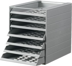 Durable Pojemnik z 7 szufladami A4 IDEALBOX BASIC do montaż szary