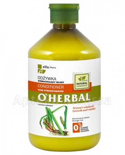 OHerbal Odżywka wzmacniająca włosy z ekstraktem z korzenia tataraku - 500 ml