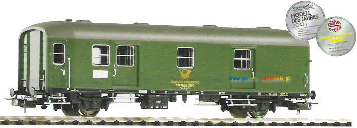 Piko – Wagon pocztowy Bahnpostwagen Post 2-p/13 DBP Ep. IV (53263)