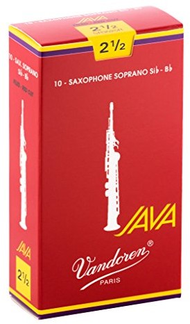 VANDOREN vandoren arkuszy saksofonu Java filed Red 2 1/2 SR3025R