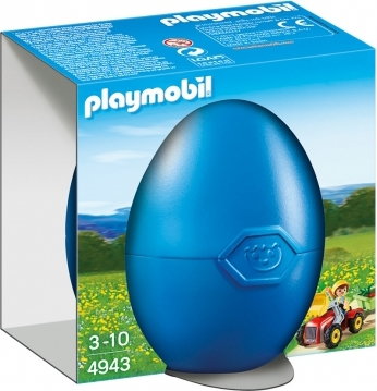 Playmobil Jajko Wielkanocne - Chłopiec i traktor 4943