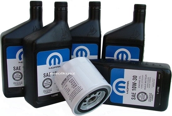 MOPAR Filtr oleju + olej 10W30 Dodge Durango