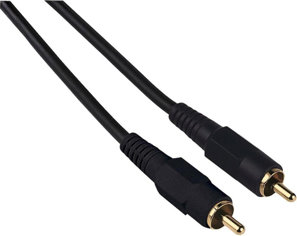Hama Kabel audio cyfrowy Cinch-cyfrowy 00042721 [1x Złącze męskie cinch 1x Złącze męskie cinch] 1.50 m czarny