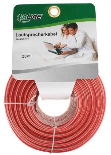 InLine kabel do głośników, 20 m 4043718150335