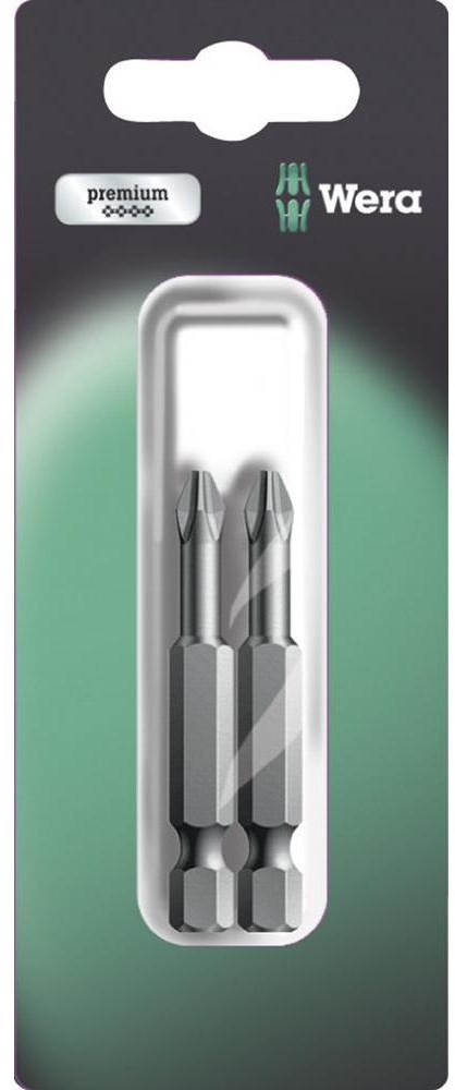 Wera Bit z końcówką krzyżową PH 3 851/4 TZ SB SiS stal narzędziowa Stal stopowa twardy 50 mm F 6.3 2 szt
