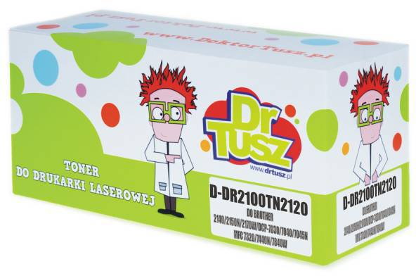 DrTusz Zamiennik Bęben (D-DR-2100) + toner (D-TN-2120) do