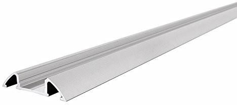REPROFIL LED profil AM-01  10 płaski profil montażowa do 10  11,3 MM LED Stripes, 2000 MM, anodowane aluminium 970301