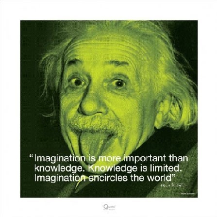 Pyramid Posters Albert Einstein (I.Quote - Imagination) - reprodukcja PPR45270