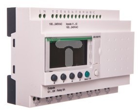 Schneider Electric Przekaź.progamowalny 12we 8wy 240V AC RTC/LCD ZELIO LOGIC SR2B201FU 0002-00000-88046