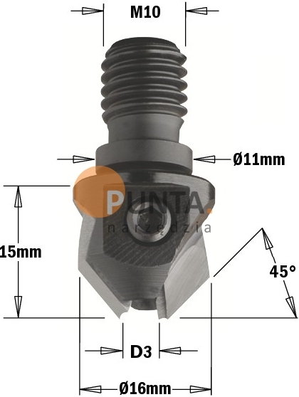 CMT UTENSILI POGŁĘBIACZ 350 350.050.11