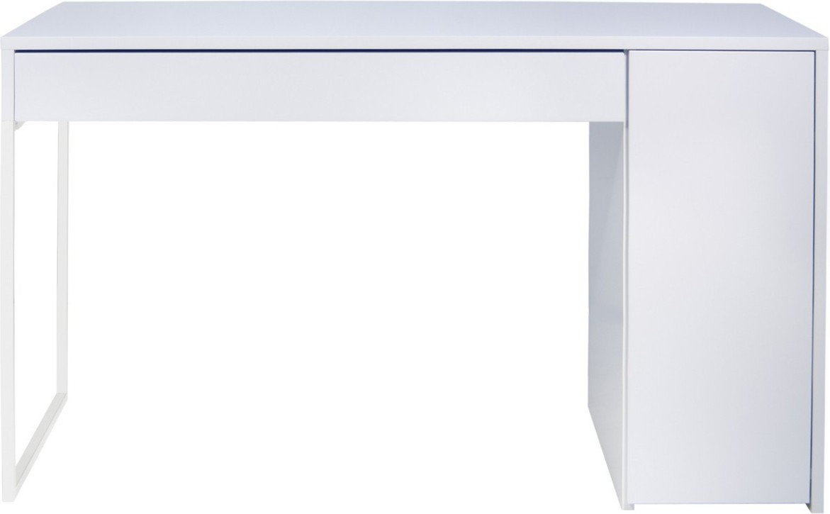 TemaHome Prado Nowoczesne Białe biurko, Biały Lakier Matowy - 9500-052545