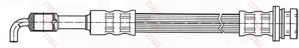 TRW Przewód hamulcowy elastyczny PHD426