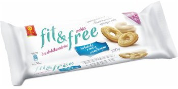 Cukry Nyskie HERBATNIKI FIT&FREE O SMAKU WANILIOWYM 120 G