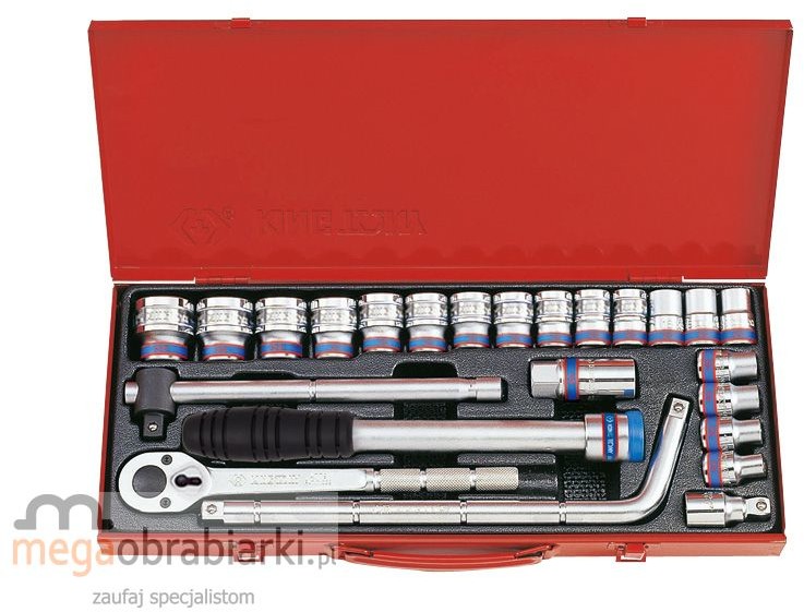 KING TONY zestaw nasadek 1/2 cala, 24 szt 4033MR