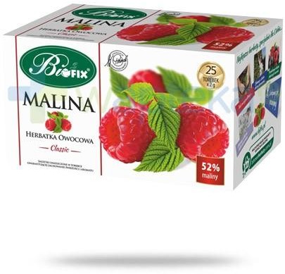 BiFIX Classic Malina herbatka owocowa 25 torebek 1125656