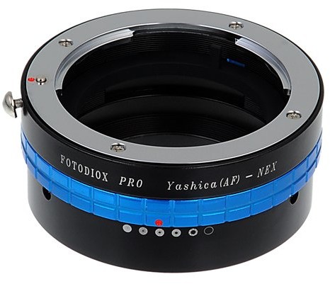 Fotodiox Pro Lens Mount Adapter, Yashica 230 AF Lens to Sony NEX E-Mount Mirrorless camera e.g. Sony Alpha a7, NEX-7 i NEX-5 YashicaAF-NEX-Pro