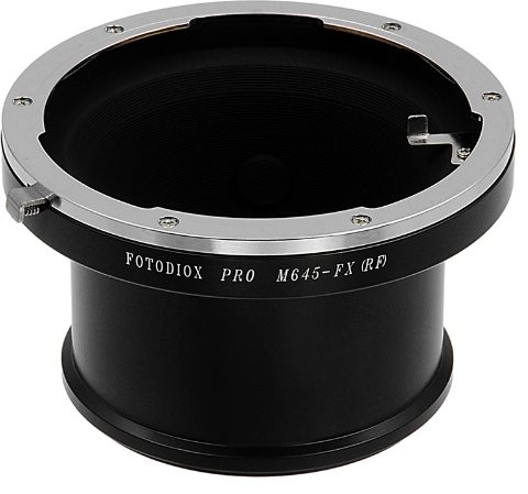 Fotodiox Pro Lens Mount Adapter, Mamiya 645 Lens to Fujifilm X (X-Mount) camera Body, for Fujifilm X-Pro1, X-E1  does not work with M645 Digital AF or Phase 1 Lenses M645-FujiX-Pro
