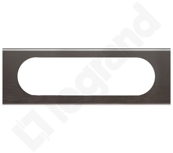 Legrand 069036 CELIANE RAMKA NIKIEL CZARNY 6/8M