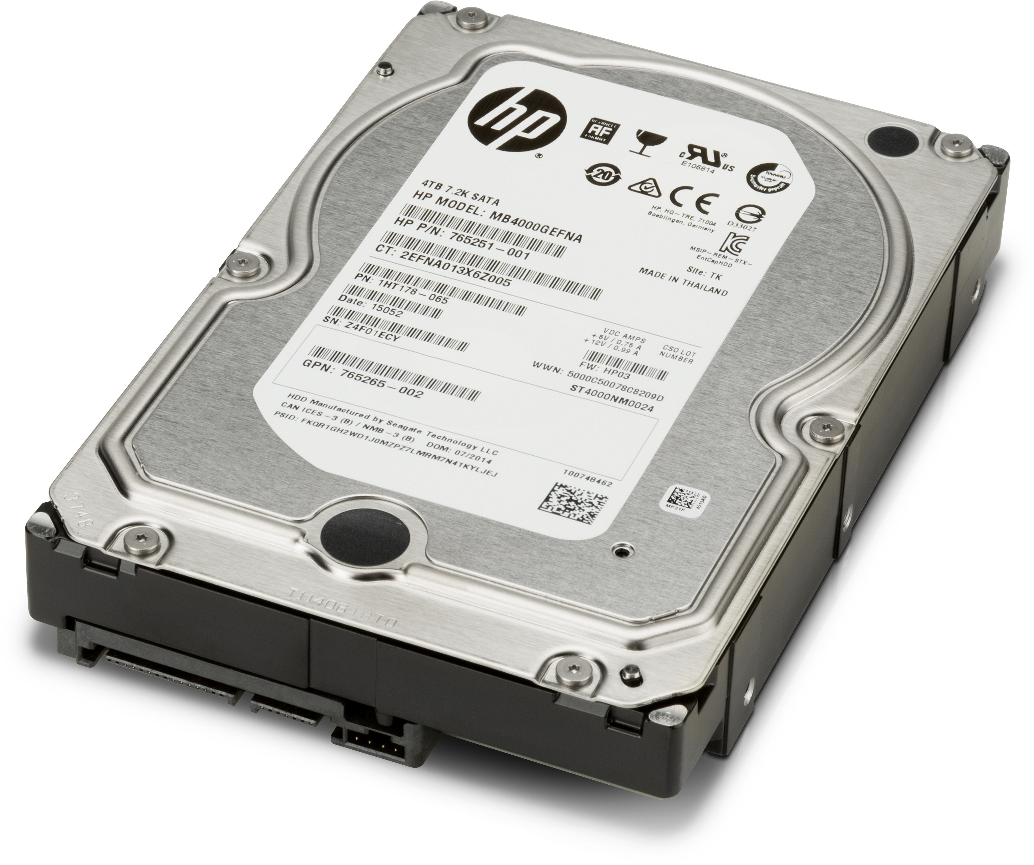 HP 4TB SATA 7200 HDD K4T76AA
