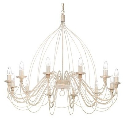 Ideal Lux Lampa wiszsząca CORTE SP12 ANTYCZNY Biały 097664