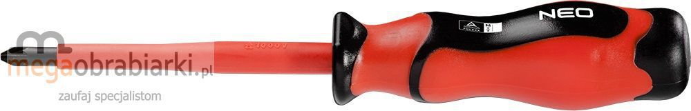 NEO-TOOLS TOOLS wkrętak krzyżowy PH0 x 60 mm 1000 V 04-164