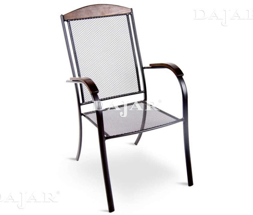 Dajar Krzesło Ogrodowe Metal Drewno Venus 22902