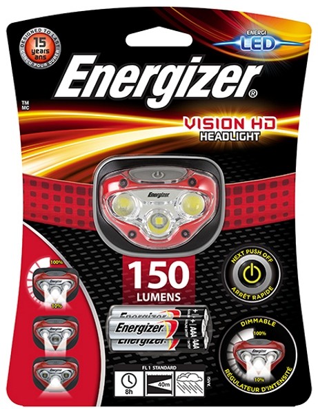 Energizer Latarka Czołowa Vision Headlight HD