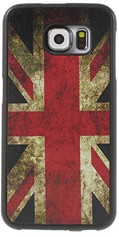 Samsung A001237 LD Case Schutzhülle für Galaxy S6, Motiv: UK-Flagge im vintage-Look