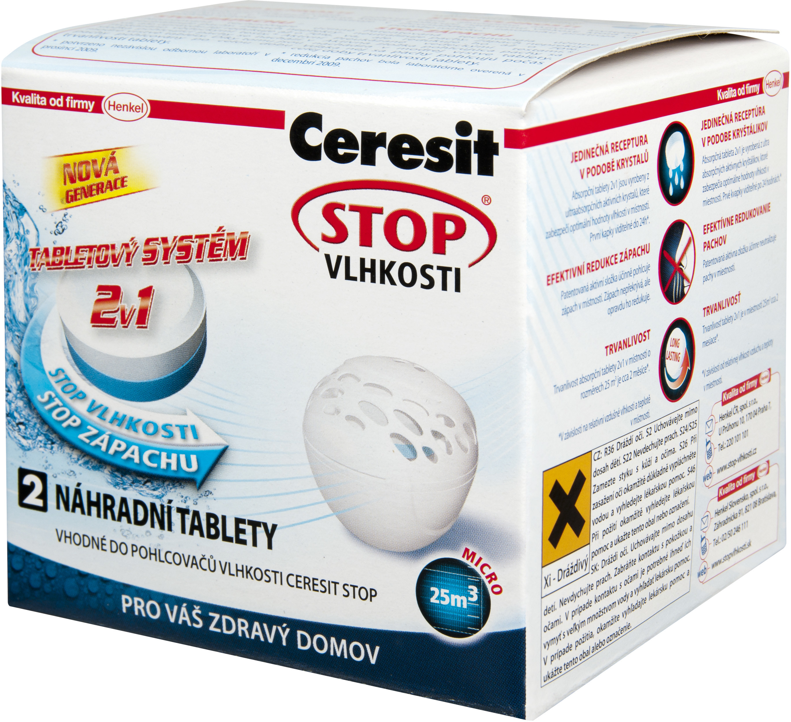 Ceresit Tabletki wymienne Stop Wilgoci 300 g 2w1