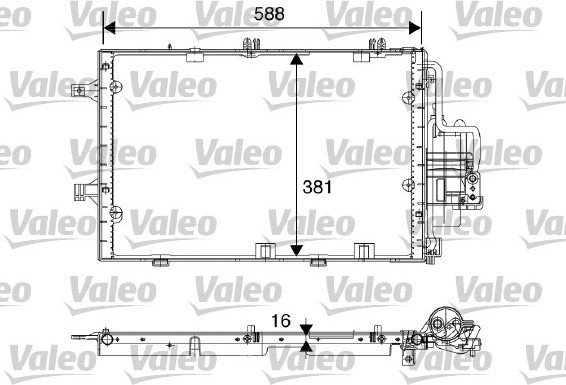 VALEO Skraplacz, klimatyzacja 817843