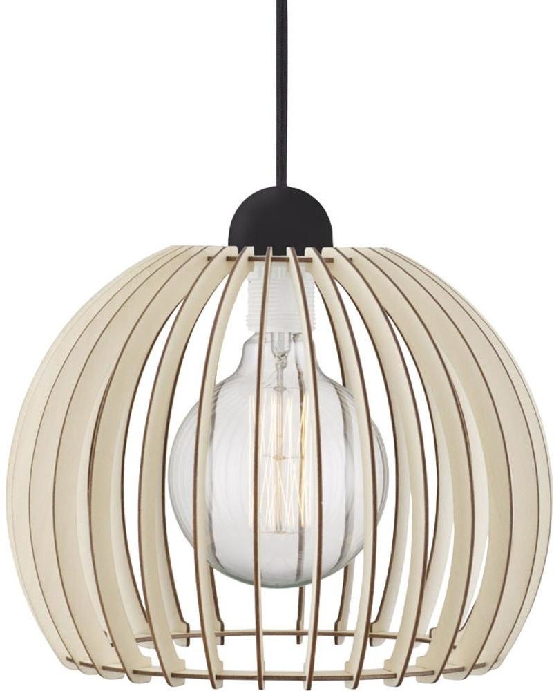 Nordlux Lampa wisząca 84833014 E27 O) 30 cm drewno 5701581346383