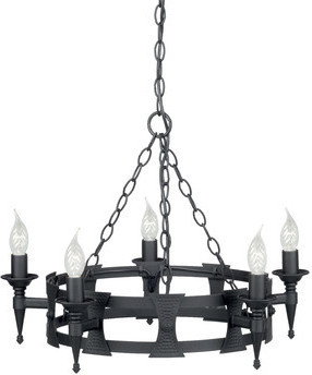 Elstead Lighting SAXON SAX5 BLK