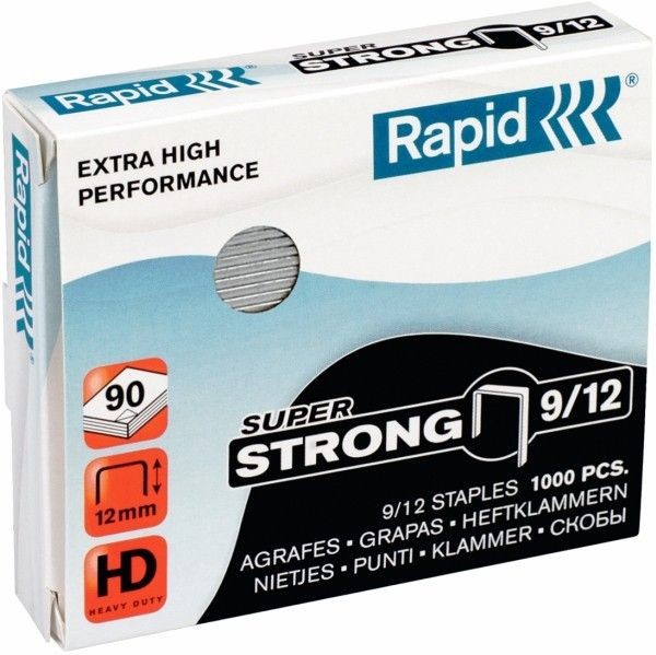 Rapid Zszywki SUPER STRONG 9/12 1000 szt. - J0862 NB-4191