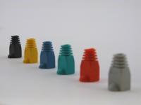 Netrack oslonka na Wtyk RJ-45 8p czarna (100 szt) 105-84