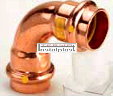 Viega łuk miedziany 18/90 PROFIPRESS G do instalacji gazowych 345471